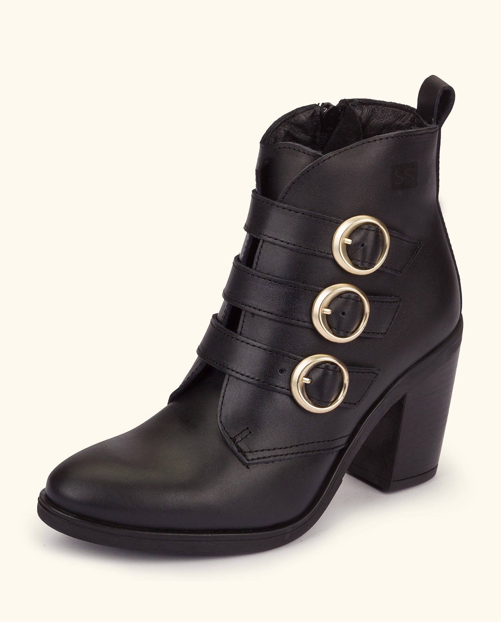 Heeled ankle boot TOURS-008 black