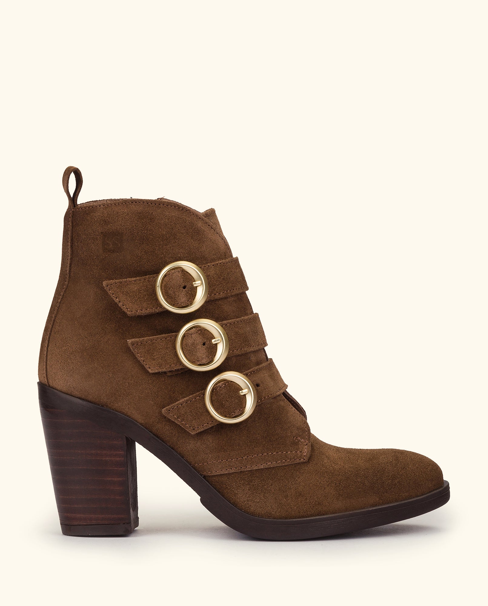 Heeled ankle boot TOURS-008 brown