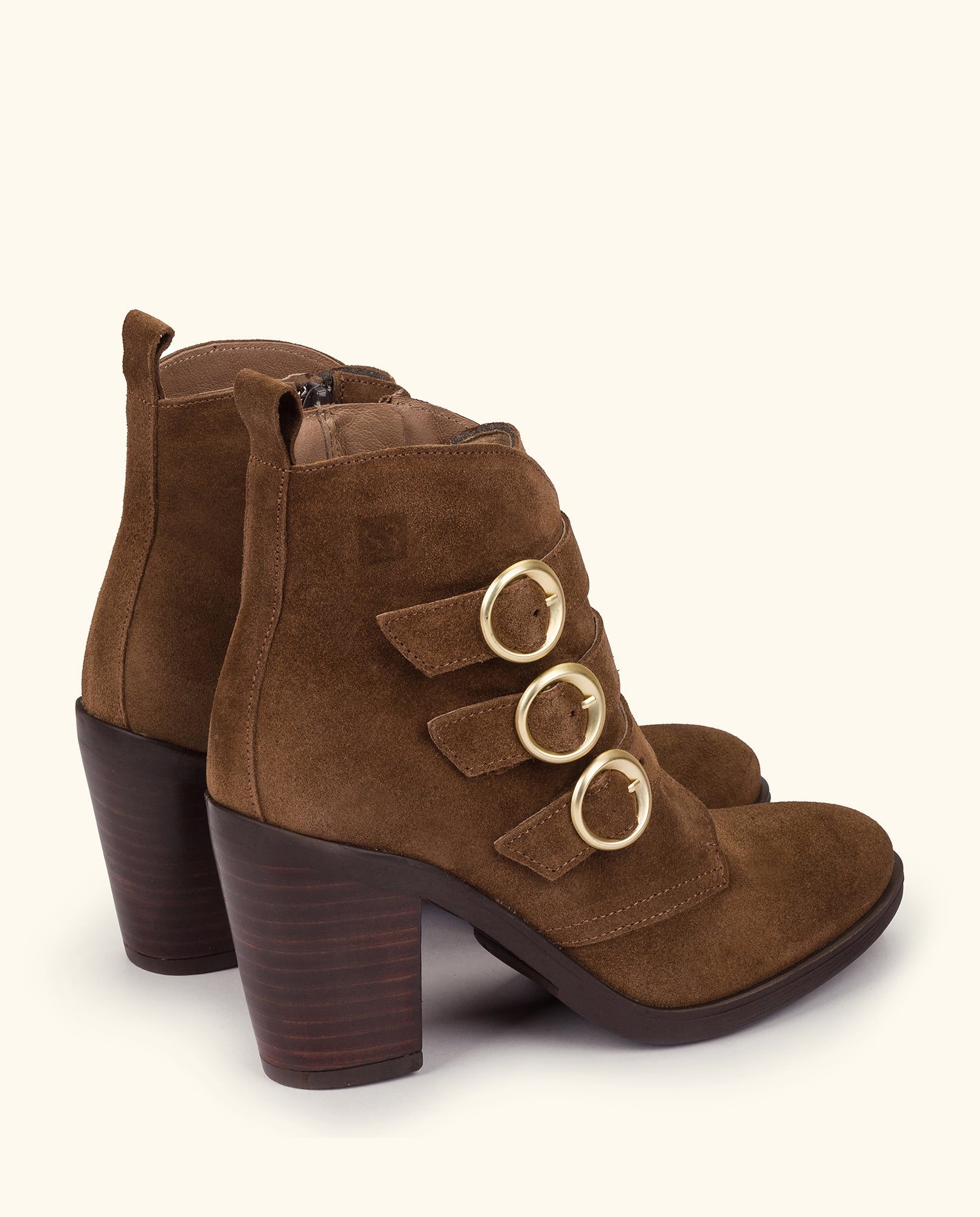 Heeled ankle boot TOURS-008 brown