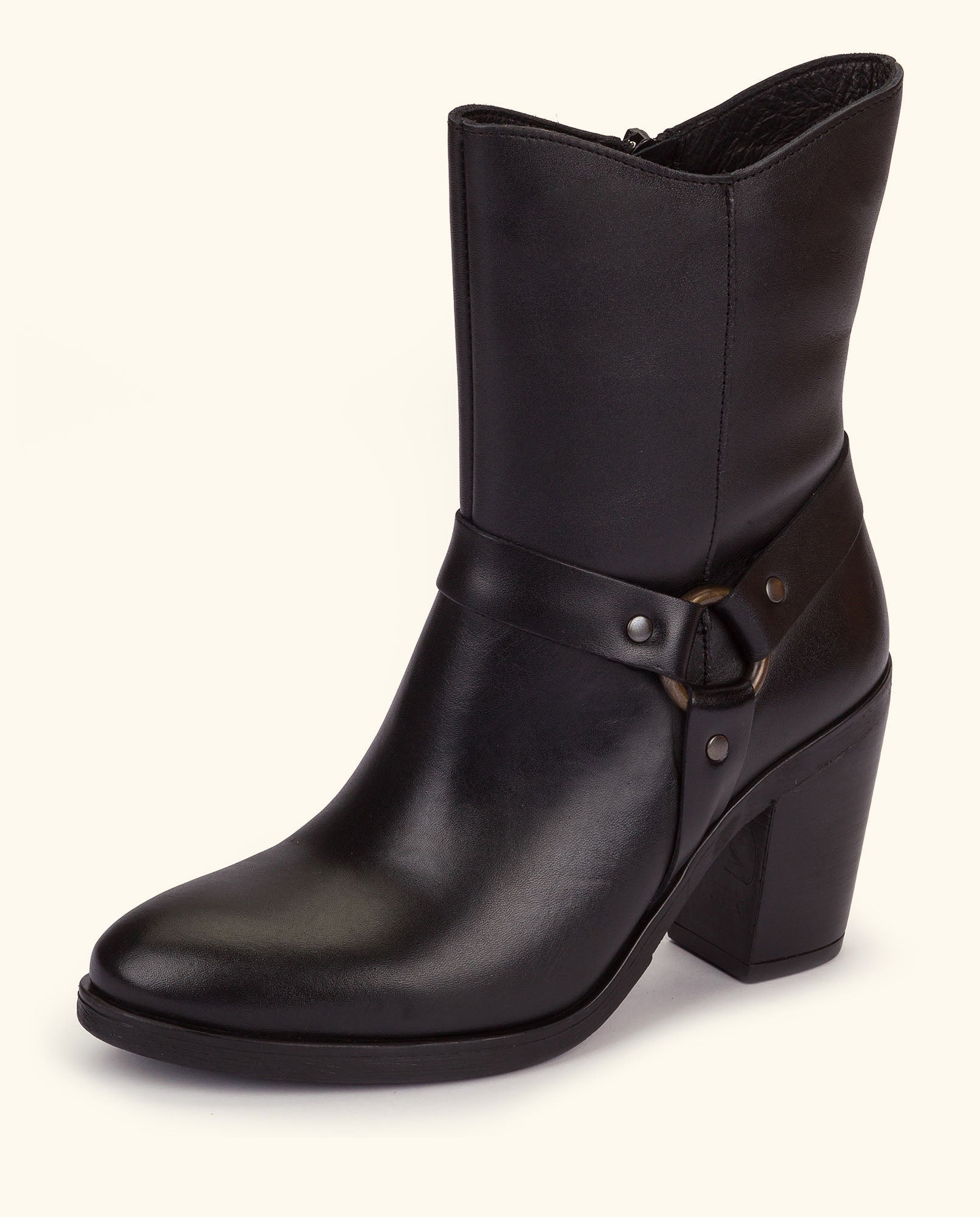 Heeled ankle boot TOURS-008 black