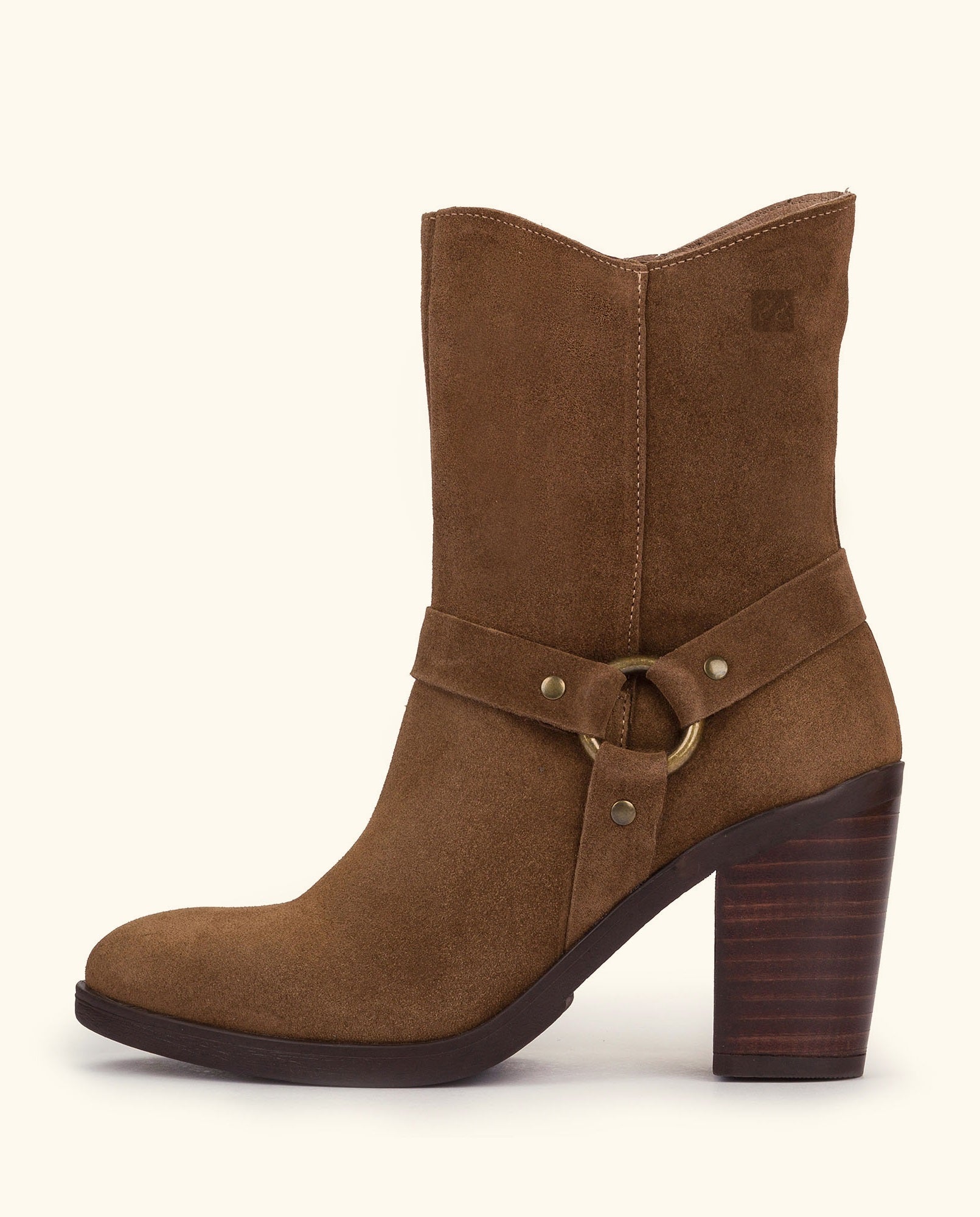 Heeled ankle boot TOURS-008 brown