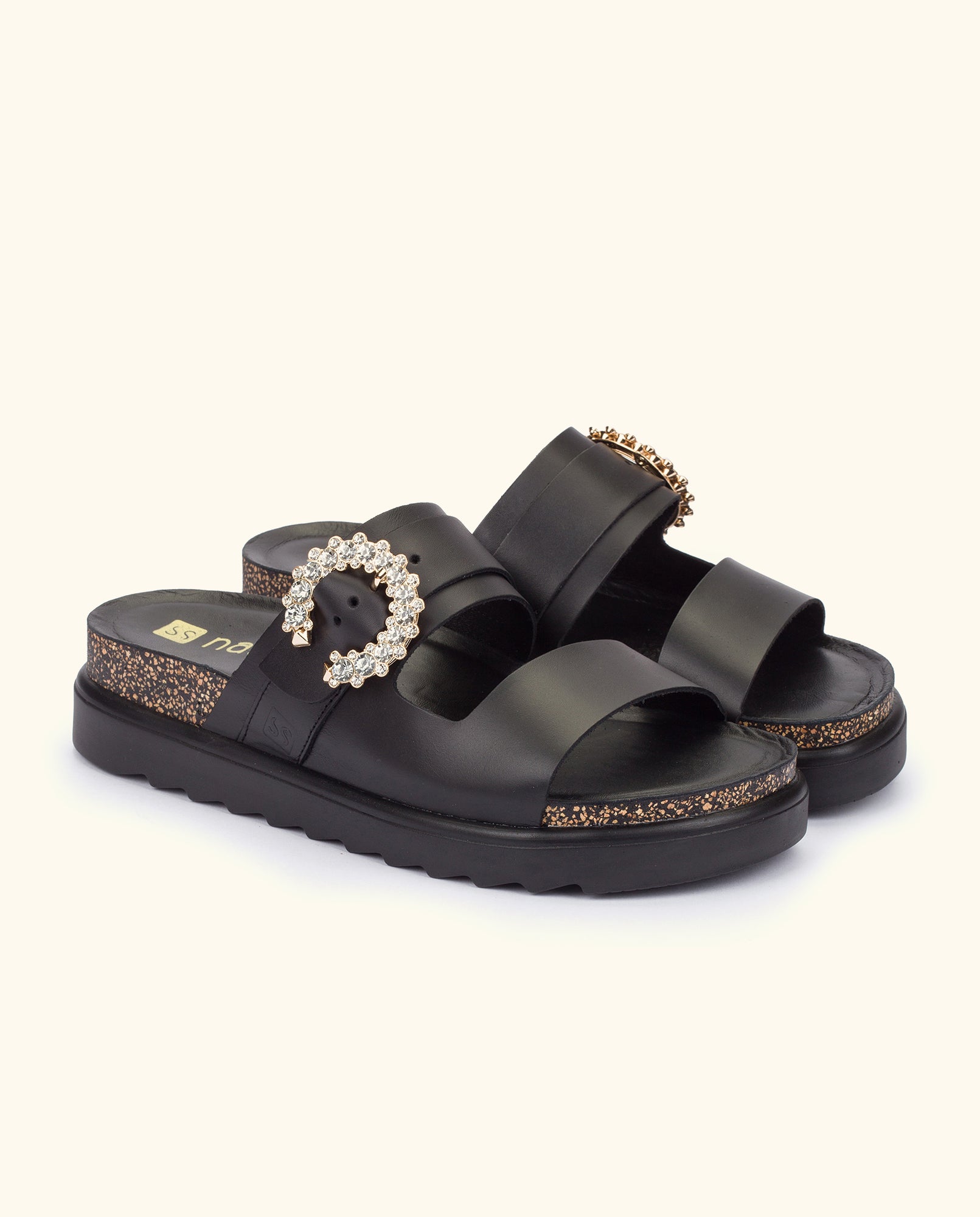 Platform sandal TUNEZ-117 black