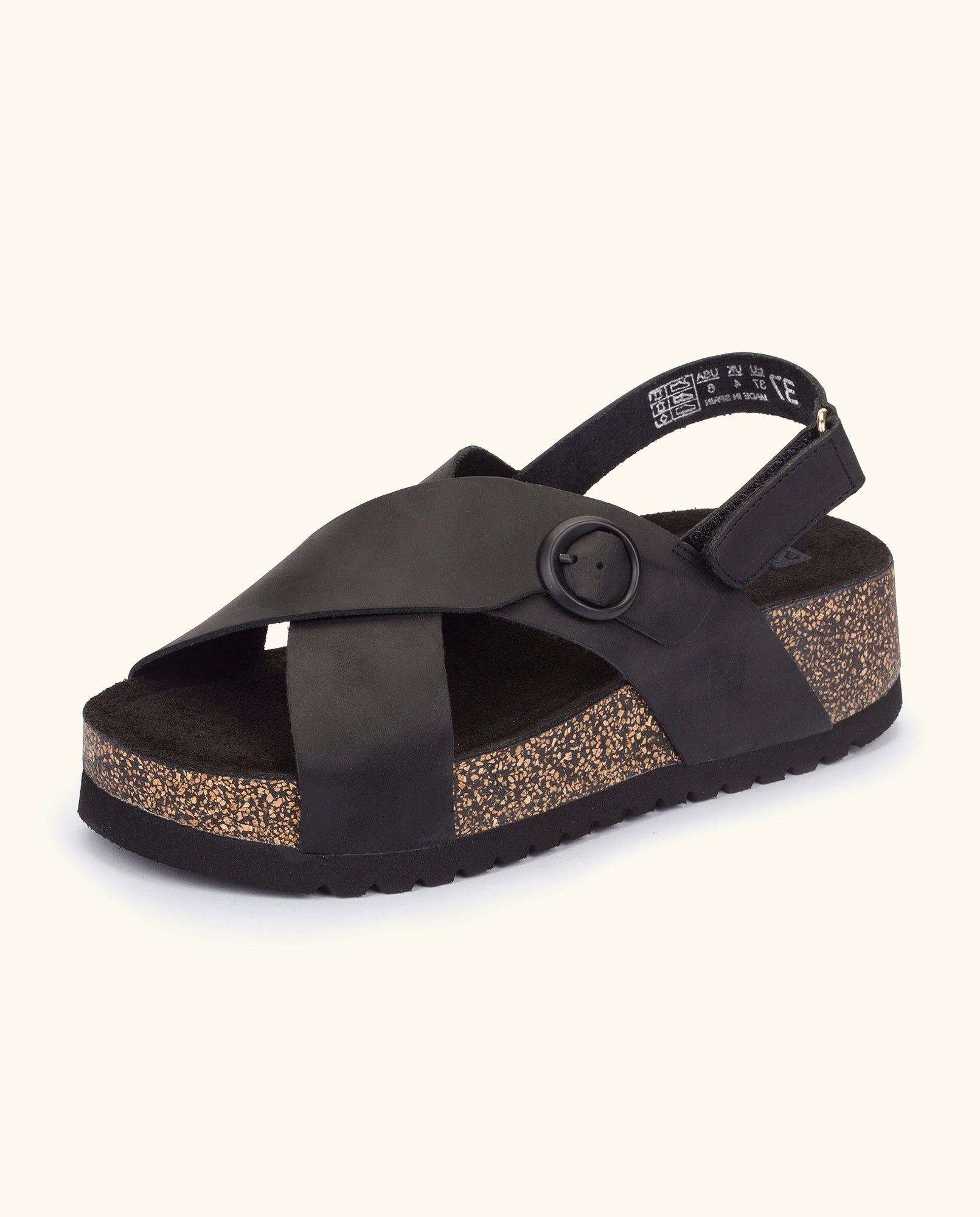 Platform sandal VELEZ-001 black