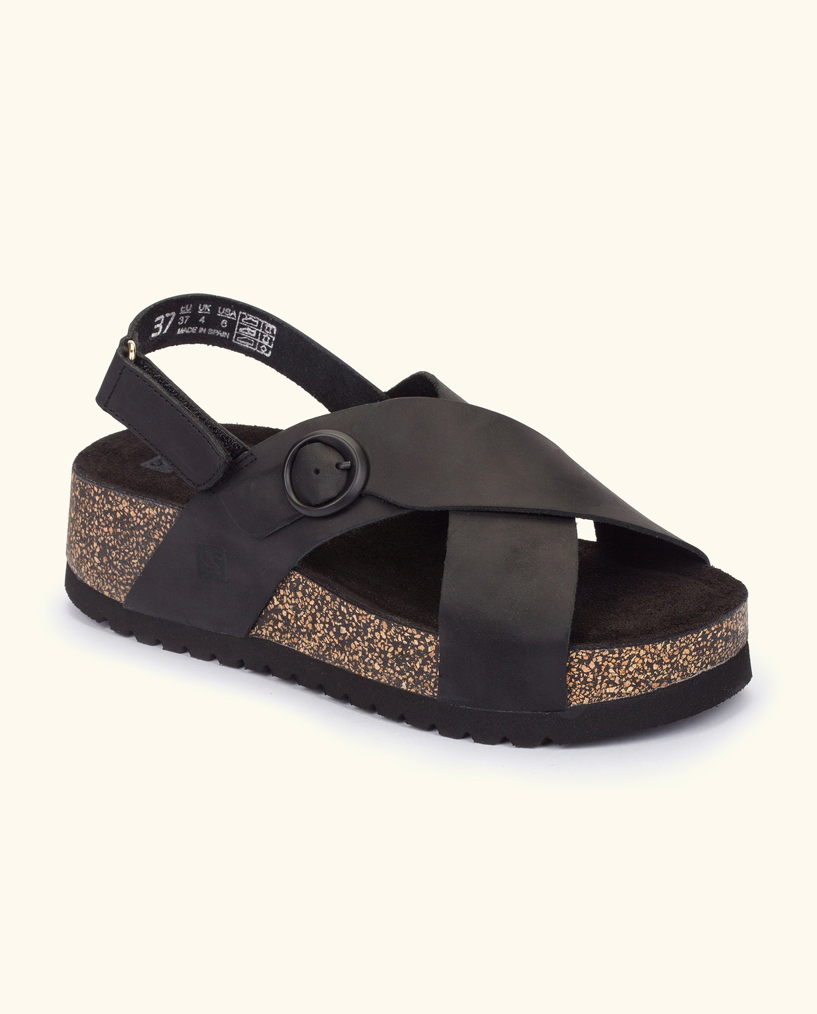 Platform sandal VELEZ-001 black