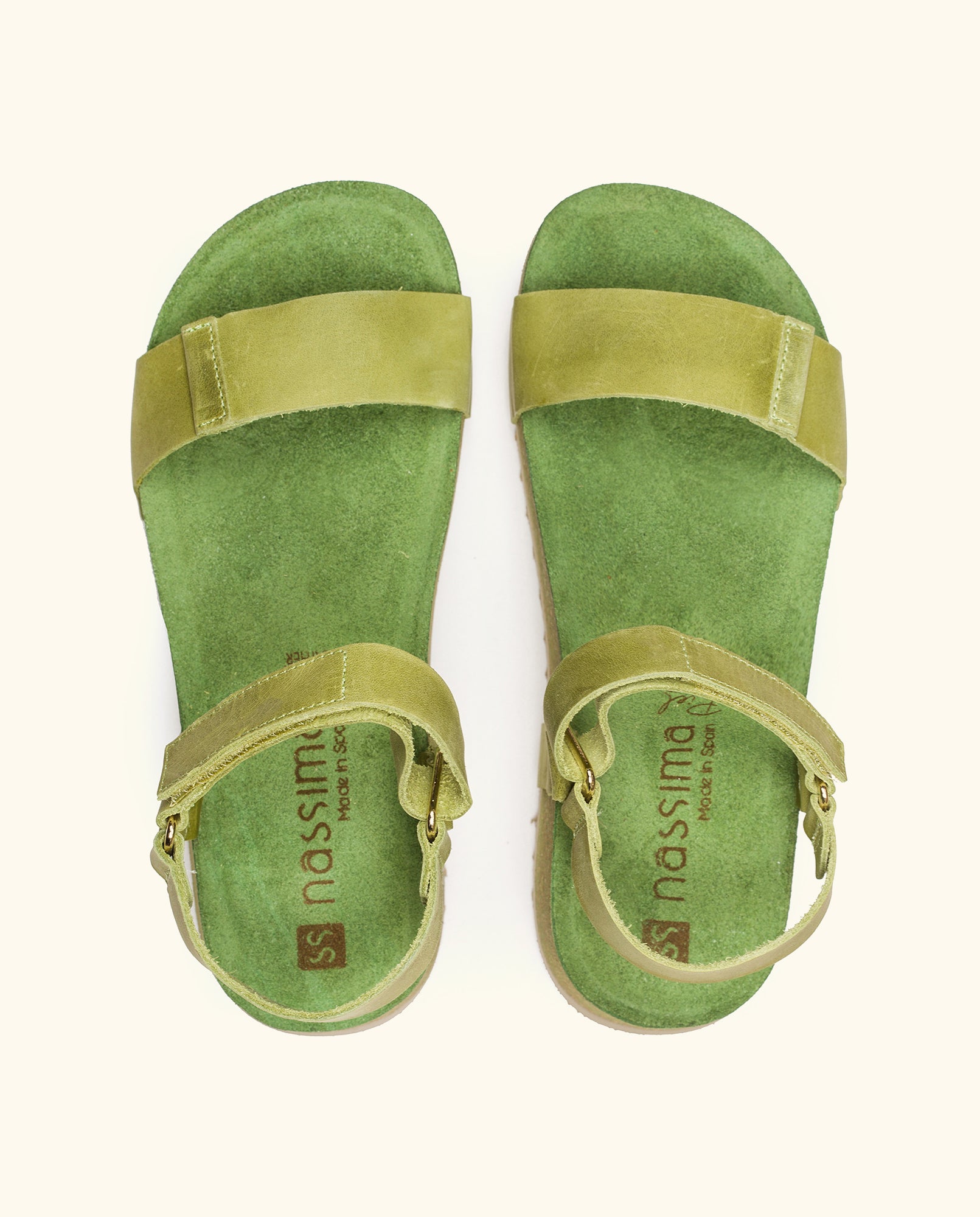 Platform sandal VELEZ-002 green