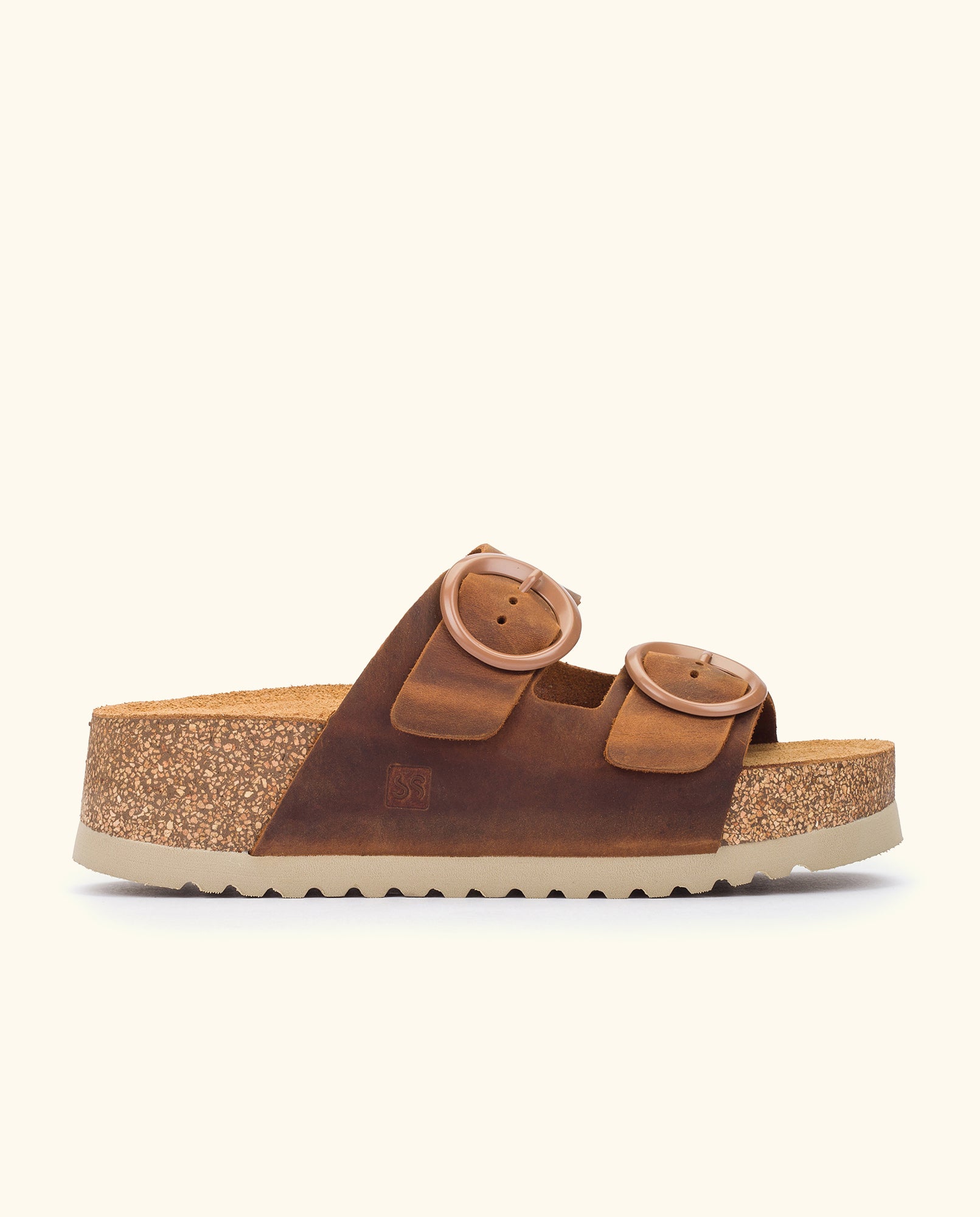 Platform sandal VELEZ-003 brown