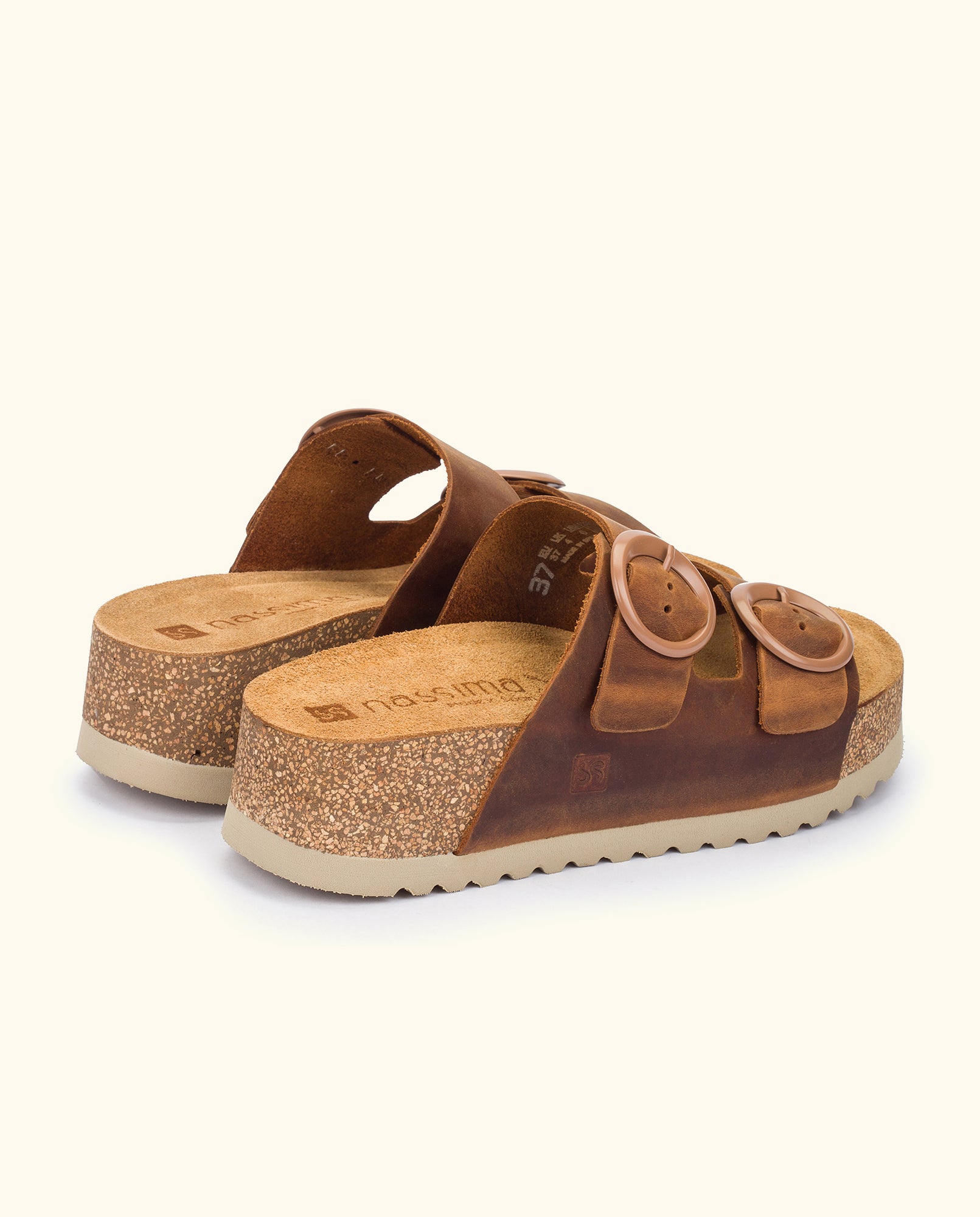 Platform sandal VELEZ-003 brown