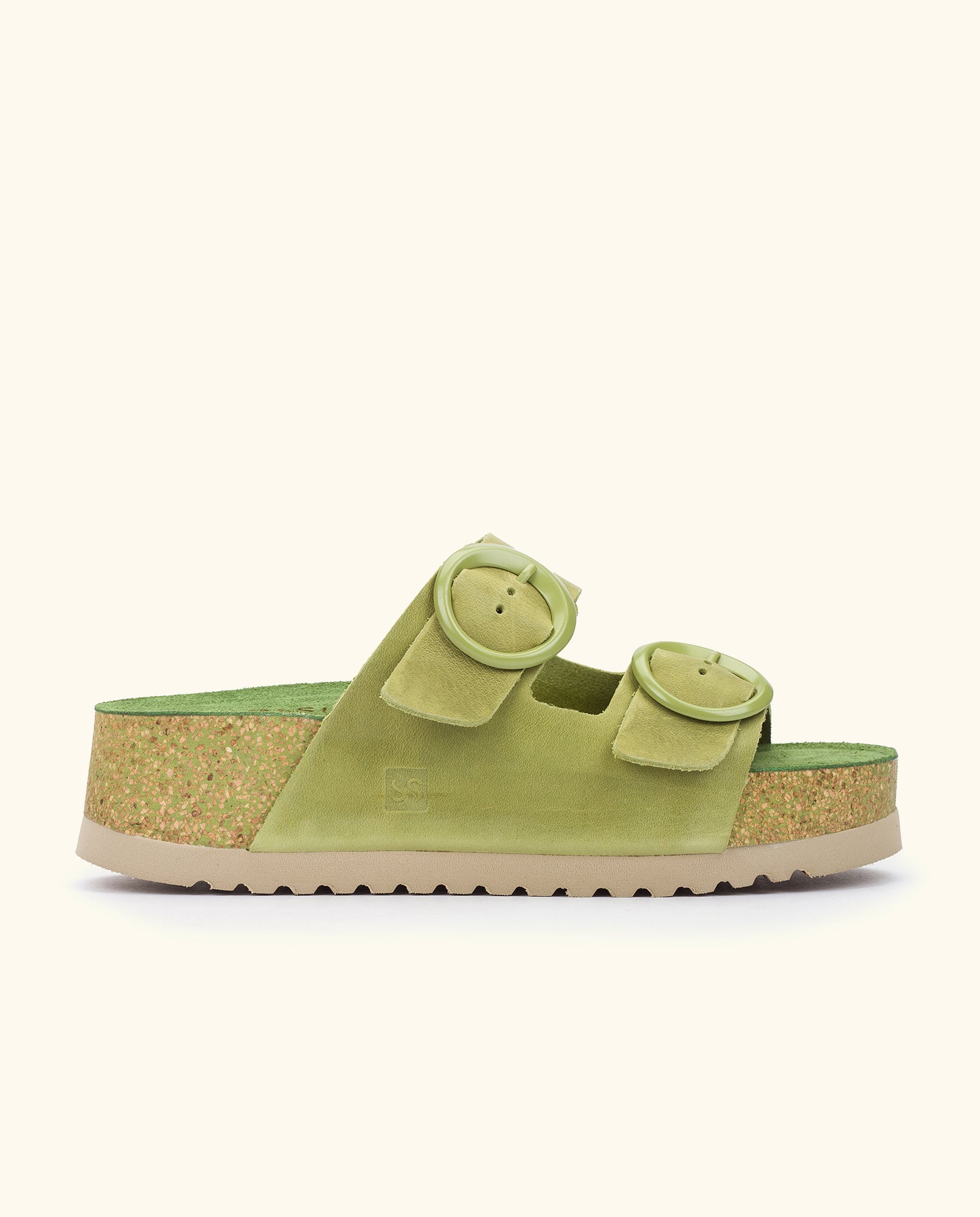 Platform sandal VELEZ-003 green