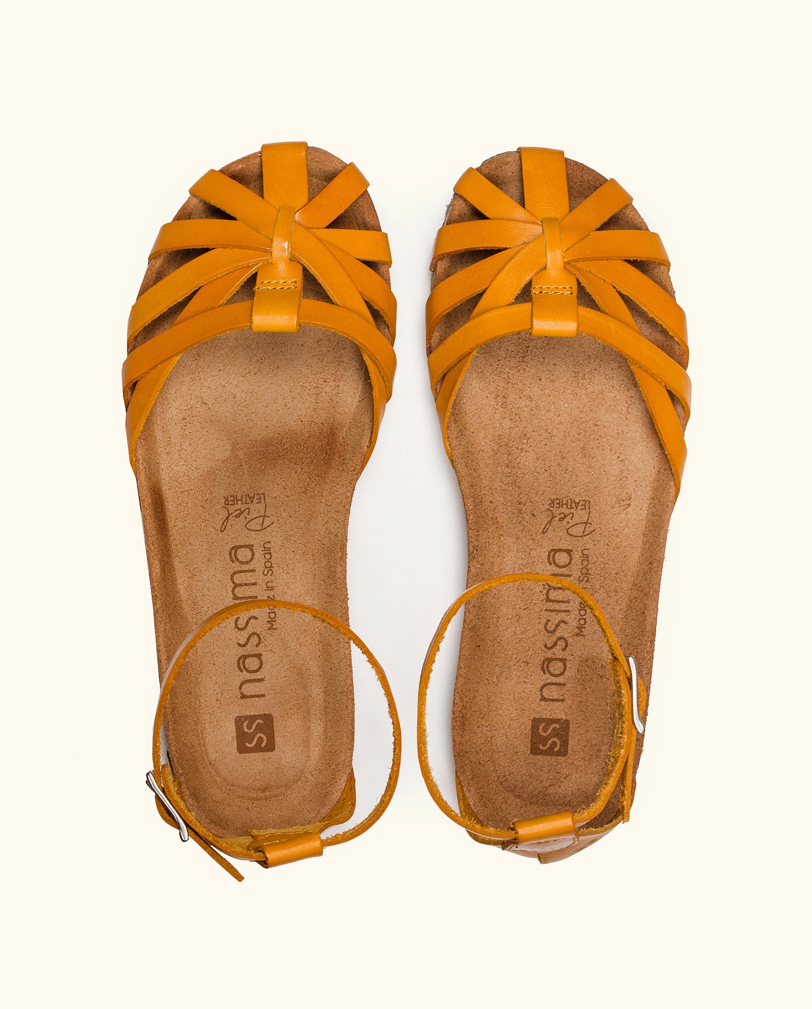 Flat sandal VILLA-011 yellow