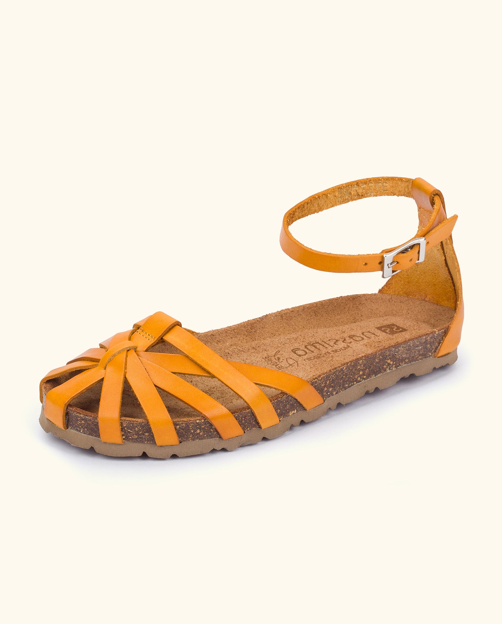 Flat sandal VILLA-011 yellow