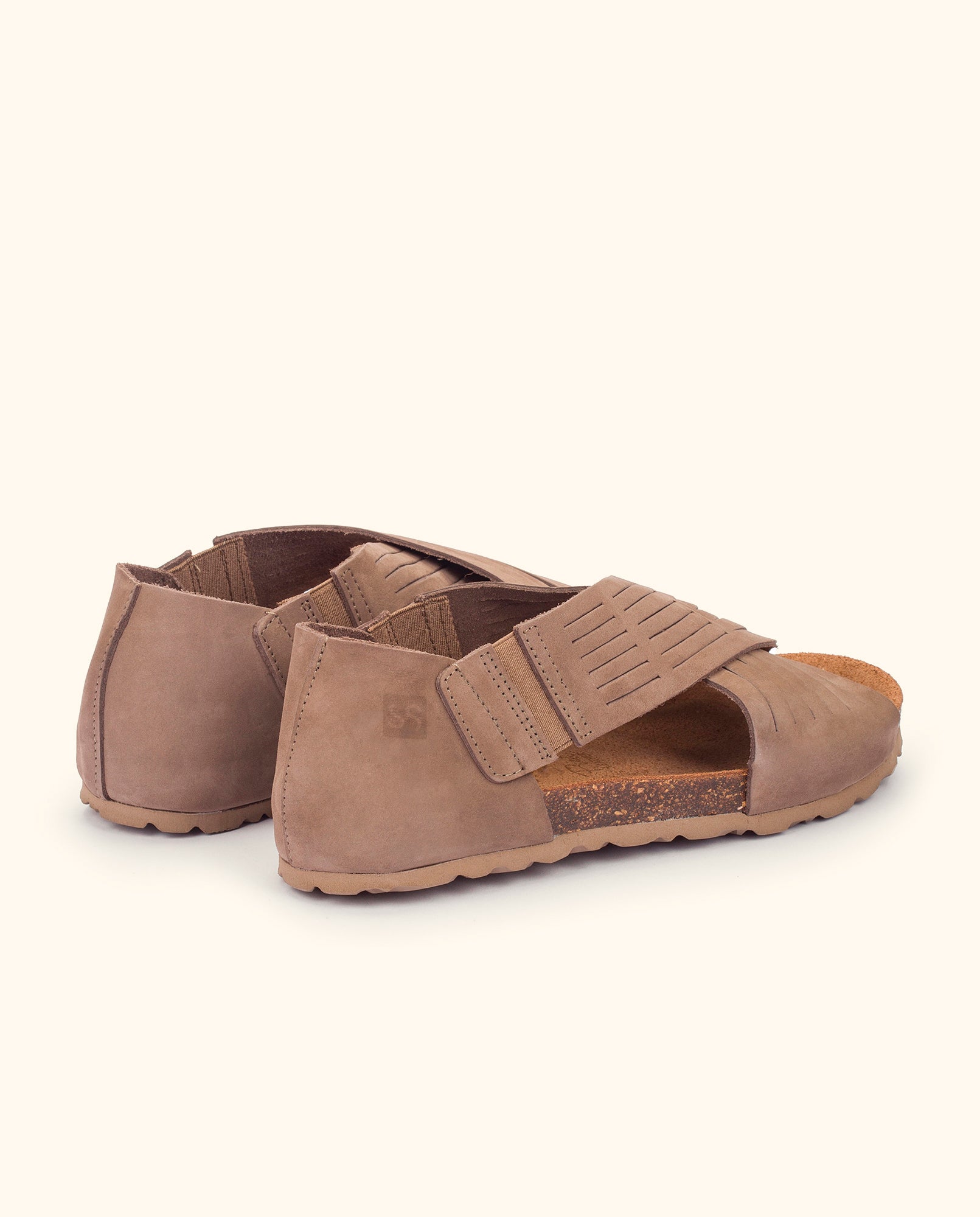 Flat sandal VILLA-179 brown