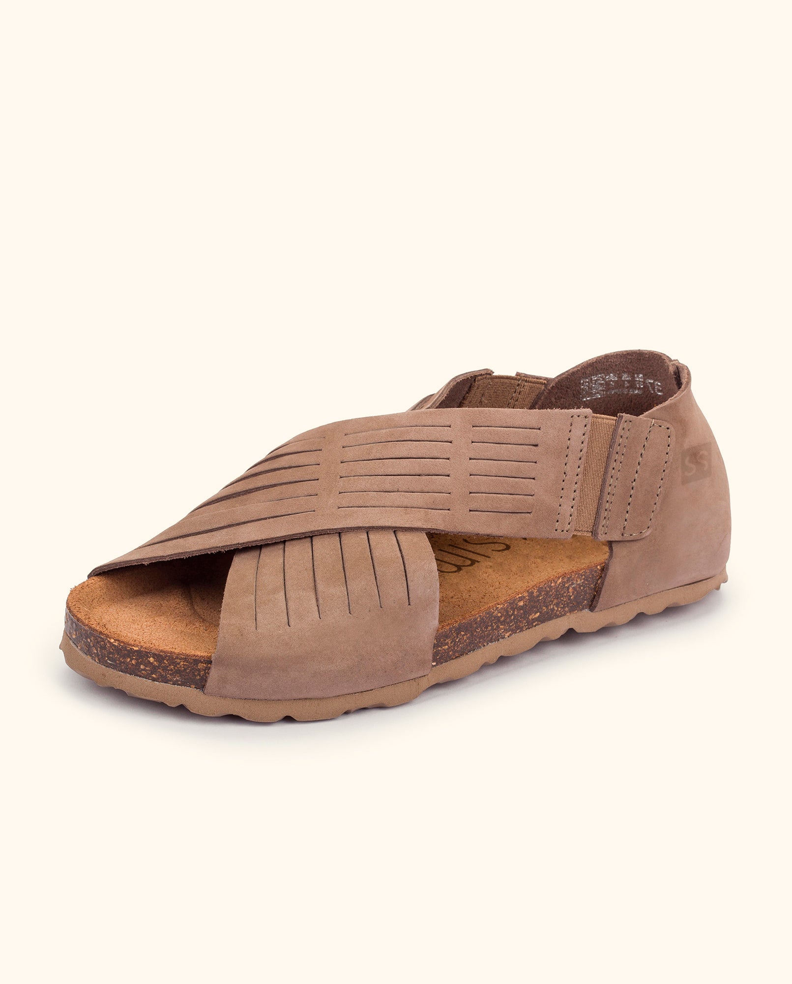 Flat sandal VILLA-179 brown