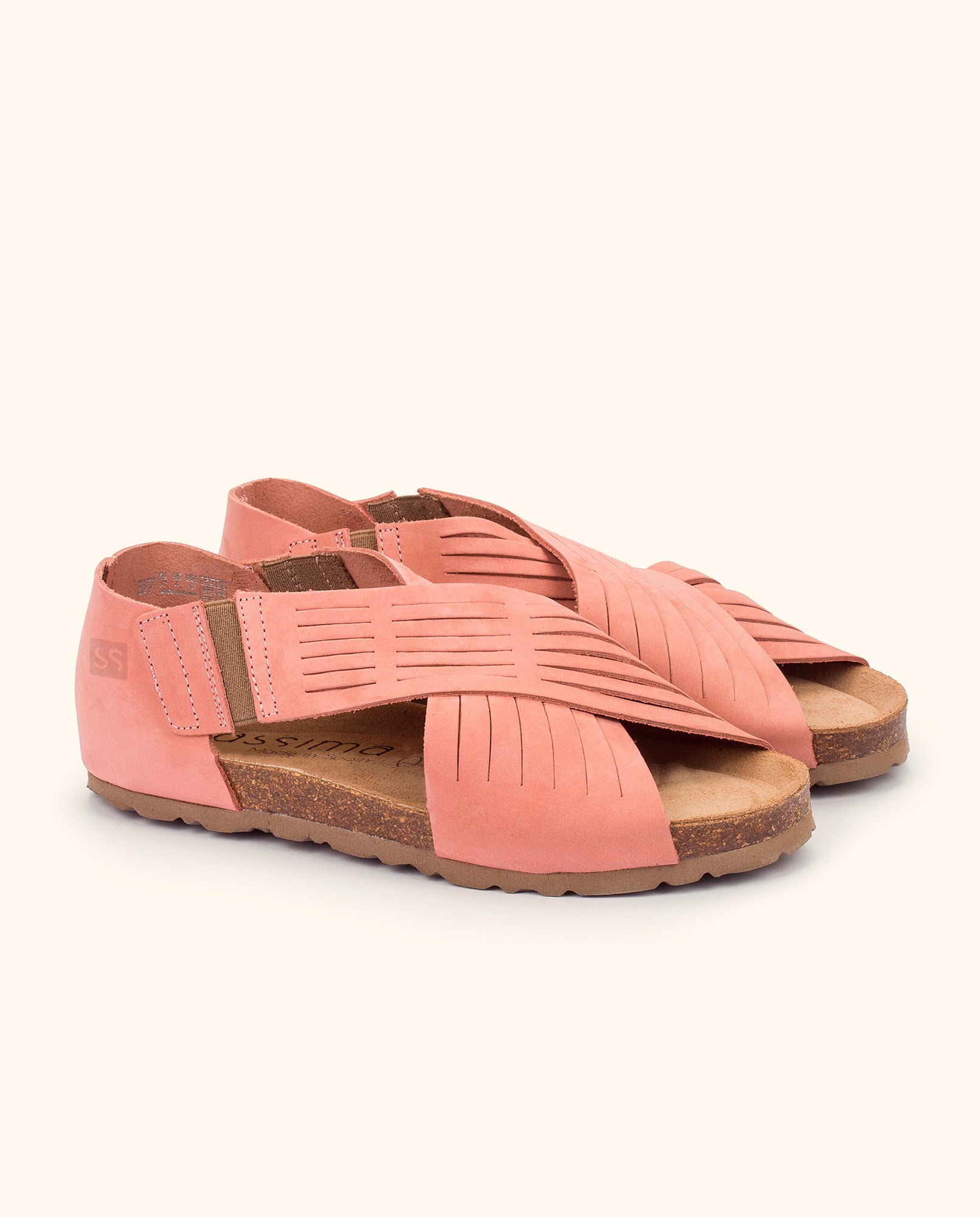 Flat sandal VILLA-179 pink