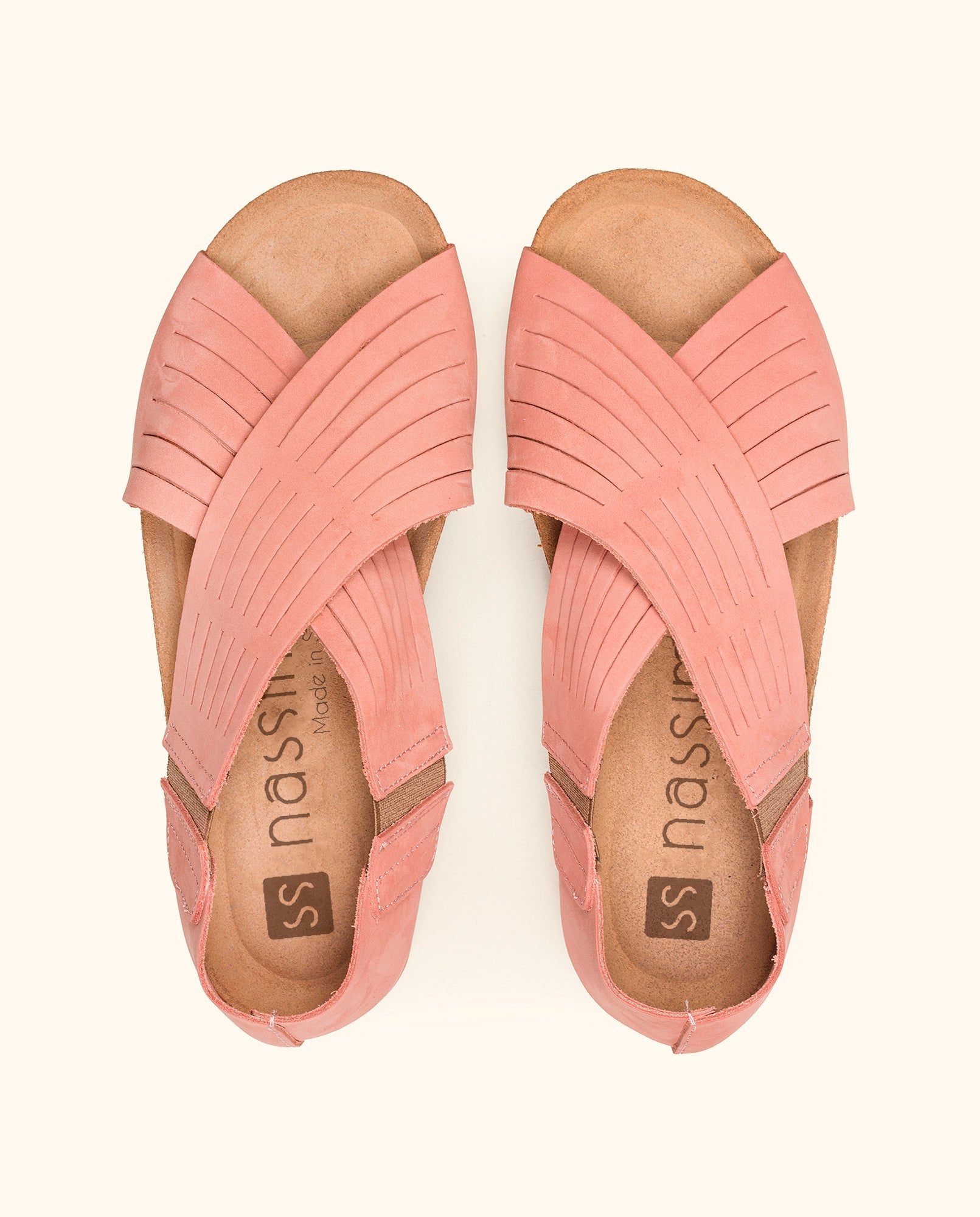 Flat sandal VILLA-179 pink