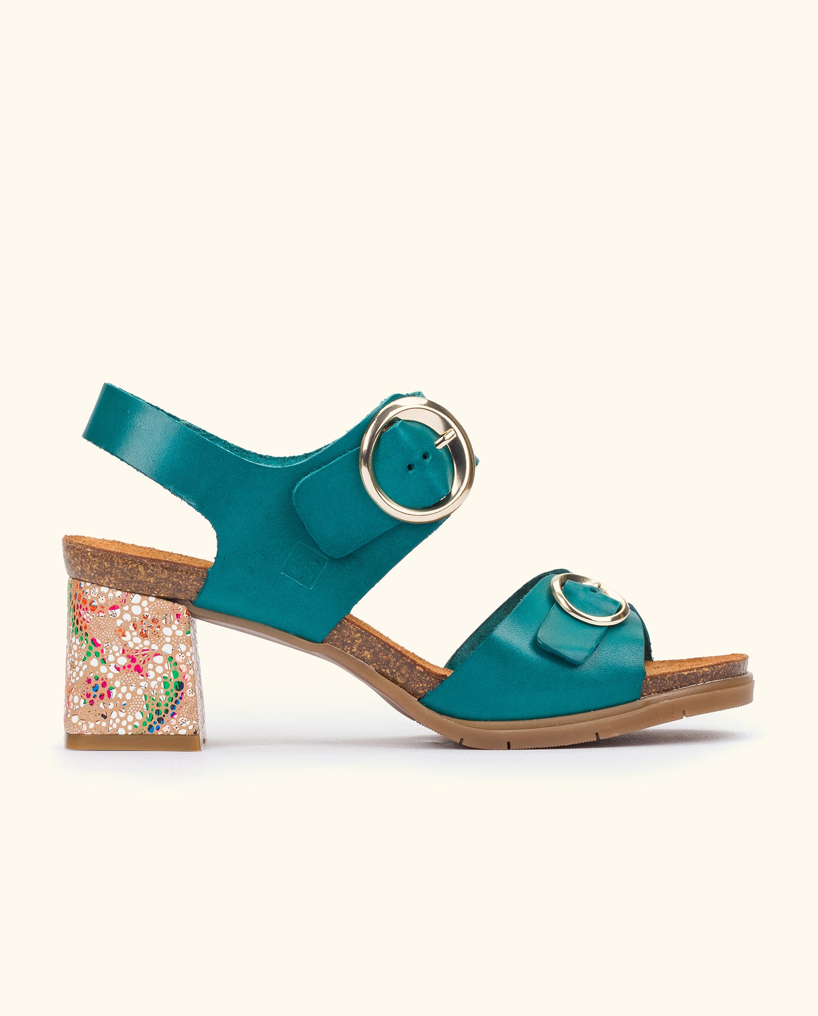 Heeled sandal ZAHARA-011 blue