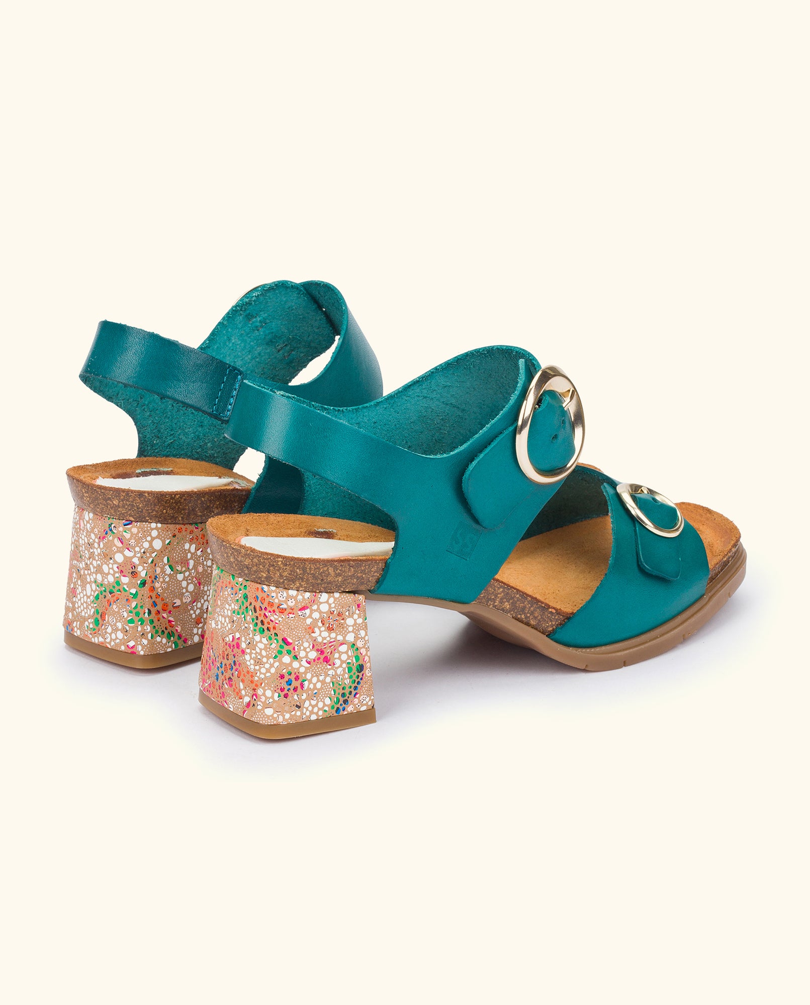 Heeled sandal ZAHARA-011 blue