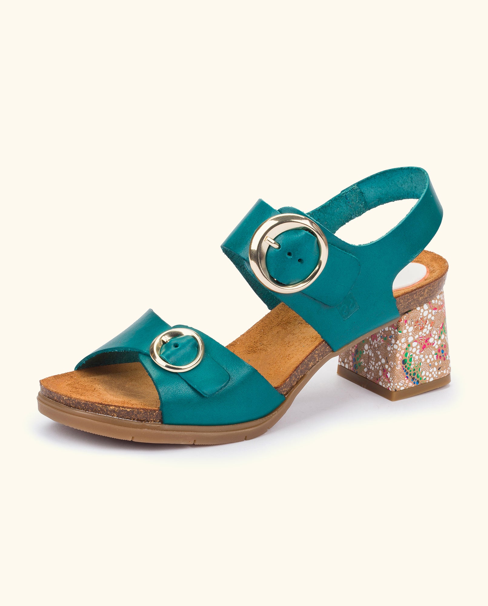 Heeled sandal ZAHARA-011 blue