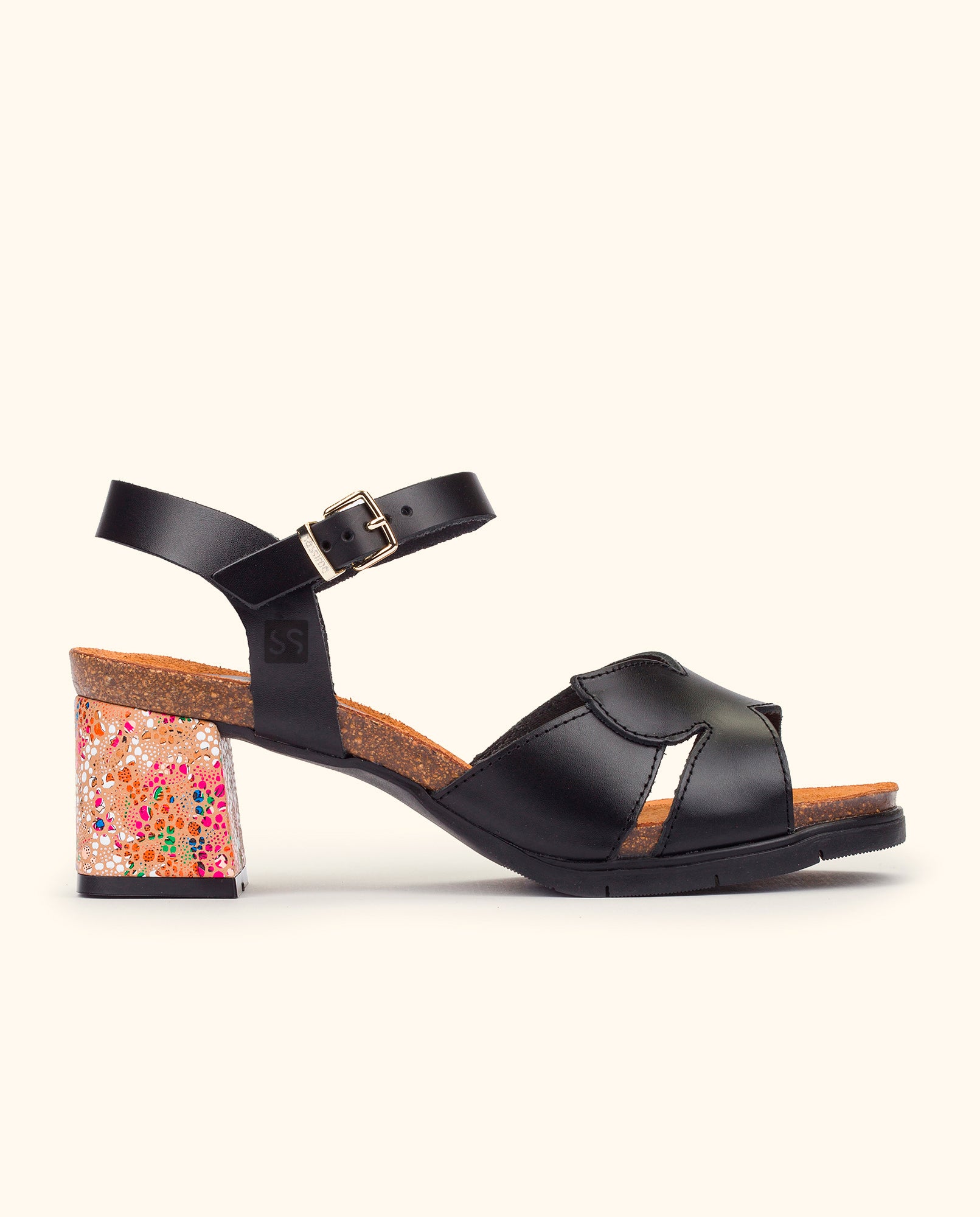 Heeled sandal ZAHARA-013 black